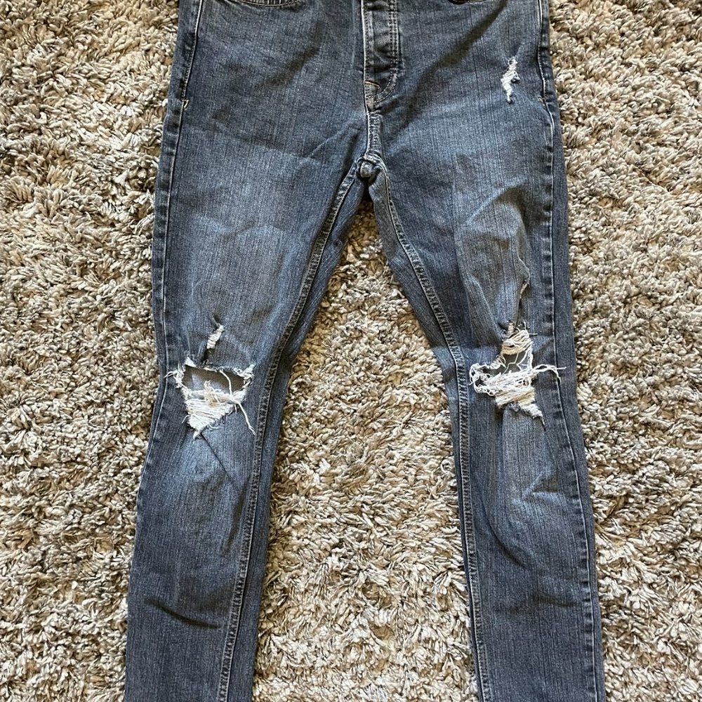 Topman Skinny Stretch Jeans
